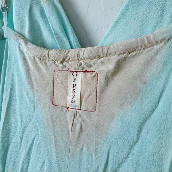 Gypsy 05 Alex Collection Silk Spiral Tie Dye Maxi Dress Size M - Picture 8 of 11